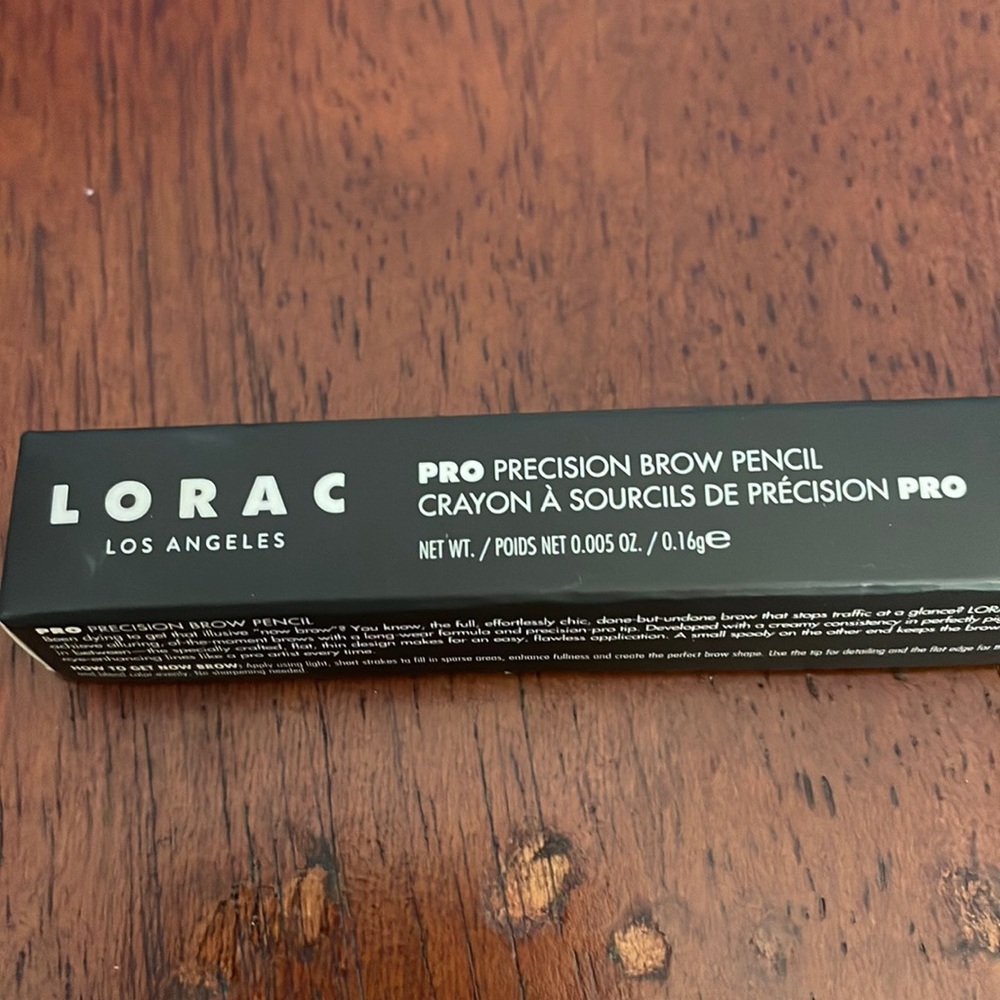 New in box Lorac pro precision brow pencil